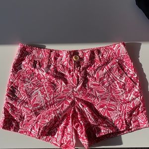 Lilly Pulitzer Pink and White Women Shorts
